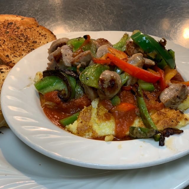Polenta & Italian Sausage.