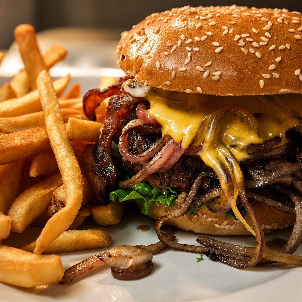 "Hall of Fame" Burger.