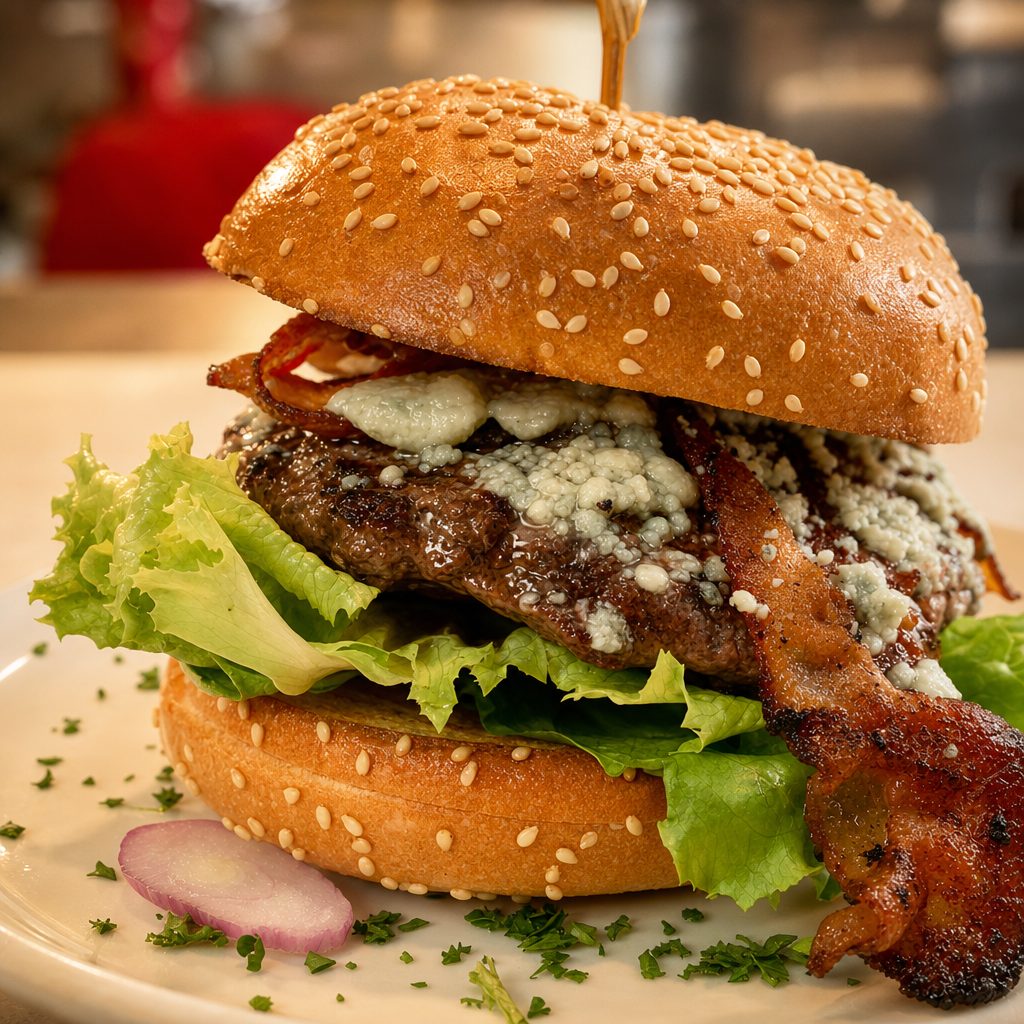 "Vida Blue" Burger.