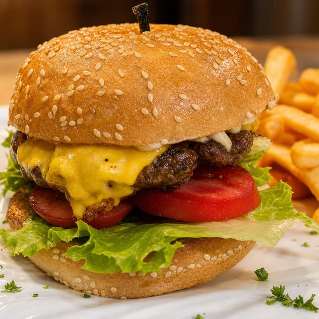 "Cal Ripkin Jr." Burger.